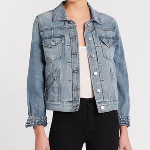 New CURRENT ELLIOTT The Turnt Boulder Jacket Blue size 1 and 2/XS & S